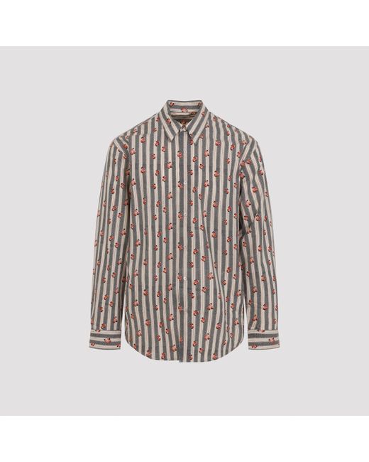 Dries Van Noten Multicolor Caper Cotton Shirt For for men
