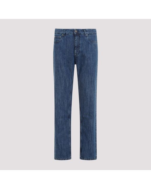 Etro Blue Stylish Regular Waist Jeans For for men