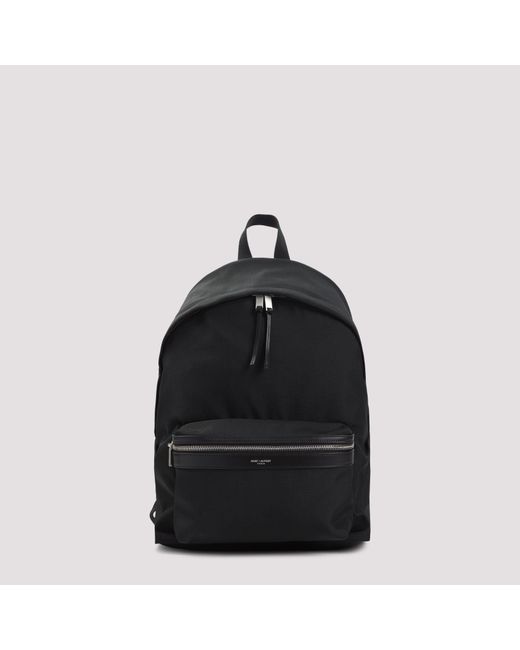 Saint Laurent Black City Backpack for men
