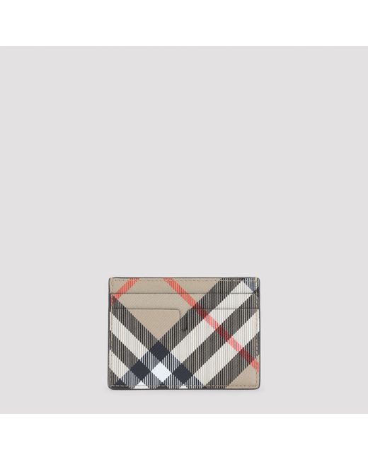 Burberry White Sandon Credit Card for men