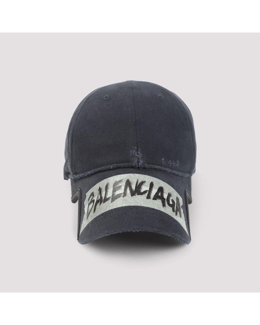 Balenciaga Blue Hat for men