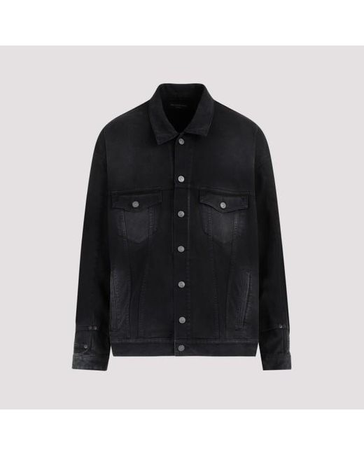 Balenciaga Black Baenciaga Cotton Jacket for men