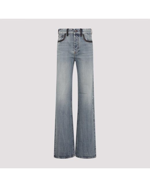 Miu Miu Blue Flared Jeans