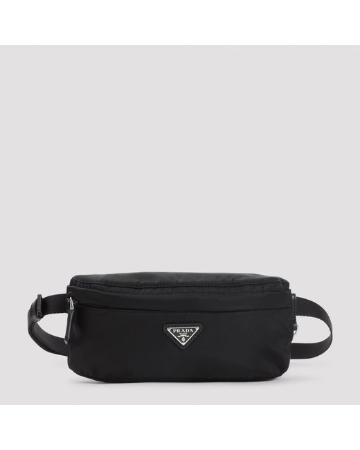 Prada Black Belt Handbag Mini Belt Bag for men