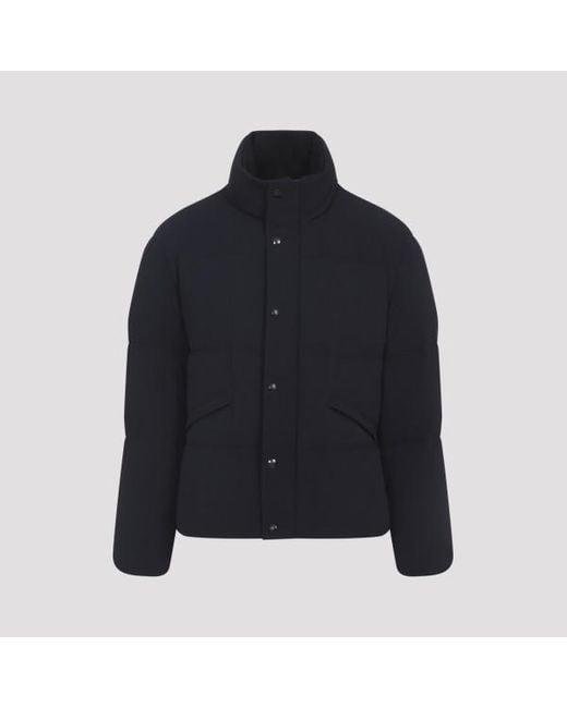 Giorgio Armani Black Virgin Wool Jacket for men