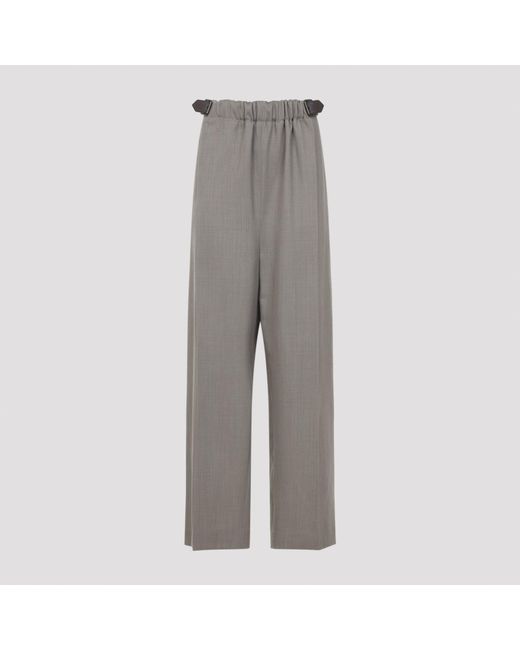 Loewe Gray Wide Trousers