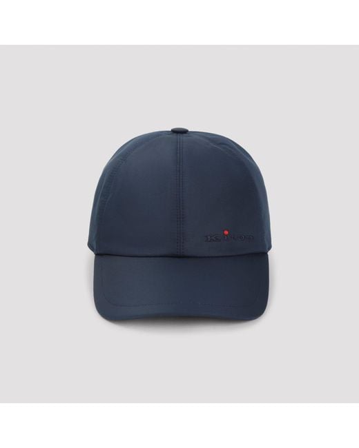 Kiton Blue Baseball Cap for men