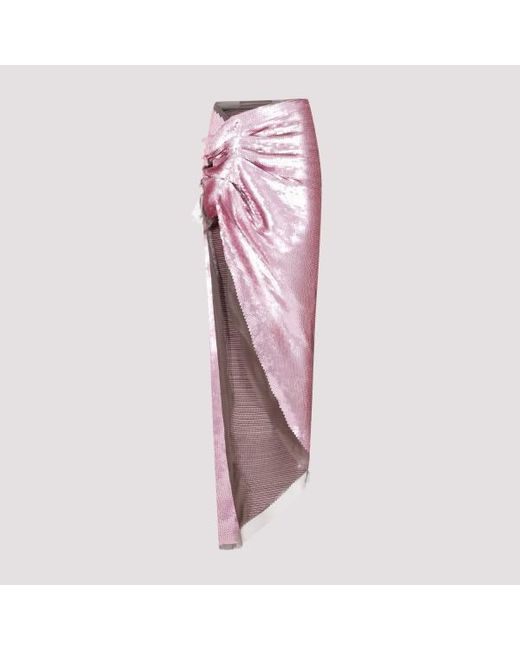 Rick Owens Pink Edfu Skirt