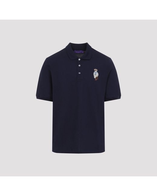 Ralph Lauren Blue Bear Polo Shirt for men