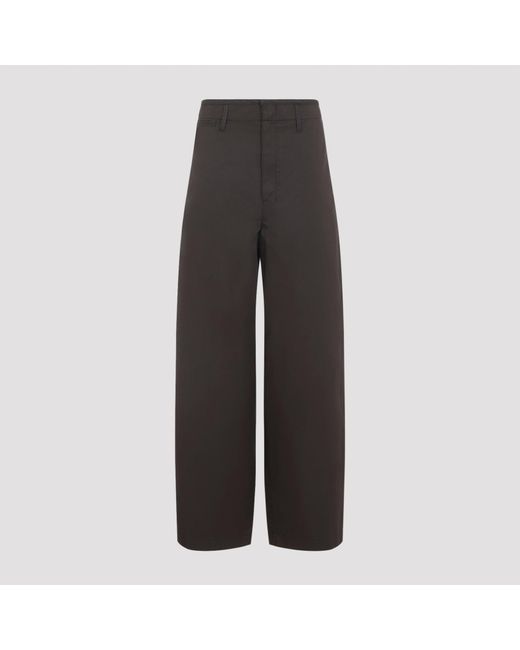 Lemaire Gray Large Chino Pants