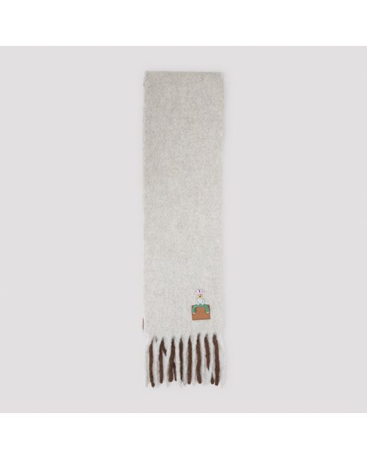 Loewe White Scarf
