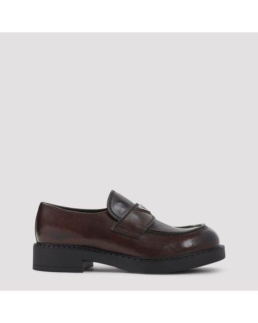 Prada Black Chocolate Loafers for men