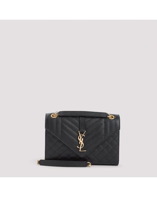 Saint Laurent Black Mini Envelope Bag