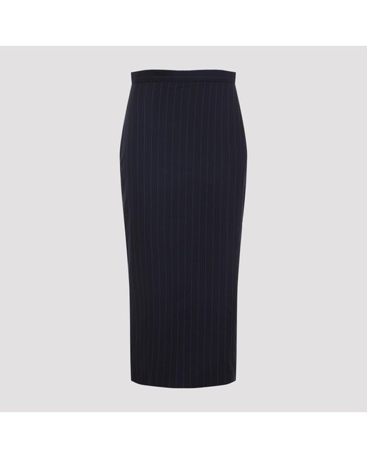 Givenchy Blue Midi Skirt