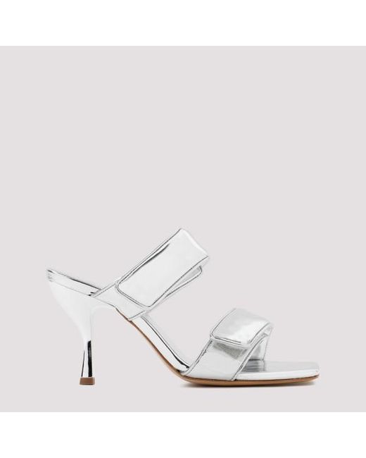 Gia Borghini White Sandals