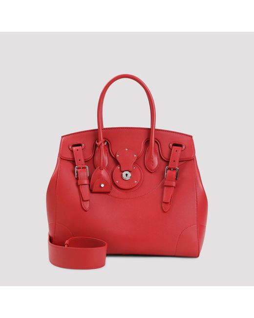 Ralph Lauren Red Ricky Shoulder Bag