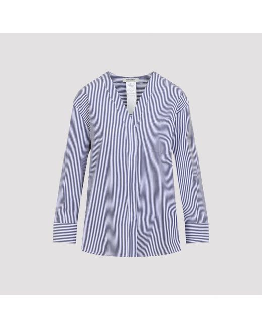 Max Mara Blue 'S Chicca Shirt