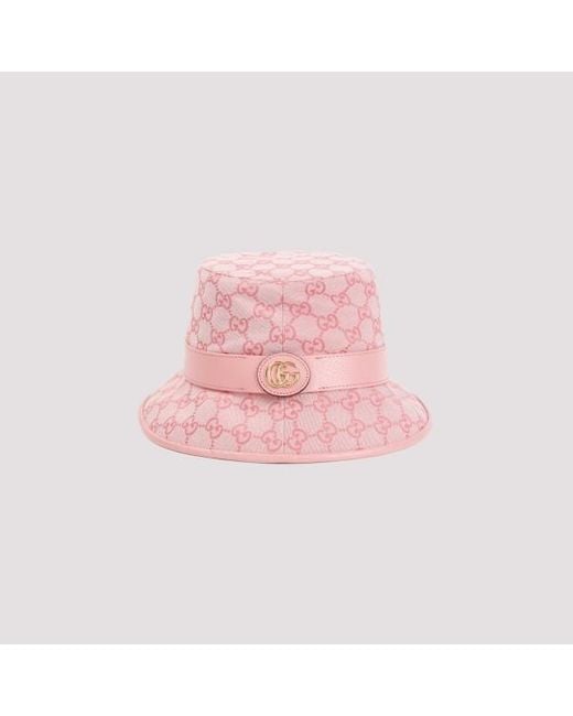 Gucci Pink Cotton Hat
