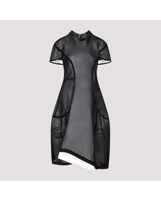 Comme des Garçons Black Polyester Mini Dress