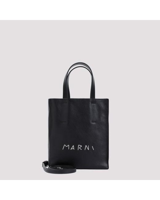Marni Black Museo Soft Mini Handbag Unica
