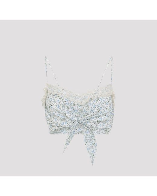 Ermanno Scervino White Silk Top