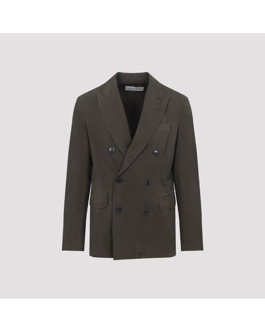 Dries Van Noten Gray Balto Cotton Jacket for men