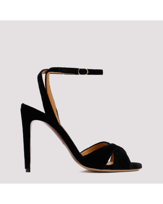 Ralph Lauren Collection Black Kandice Heel Sandal