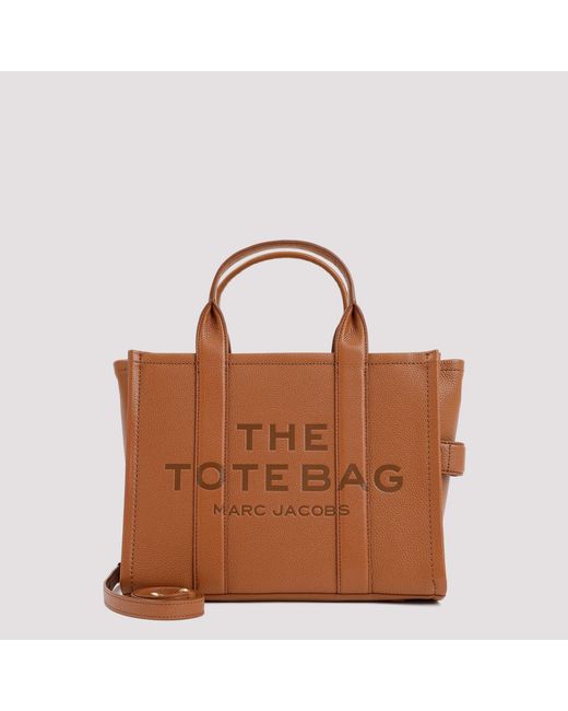 Marc Jacobs Brown Medium The Leather Tote Bag