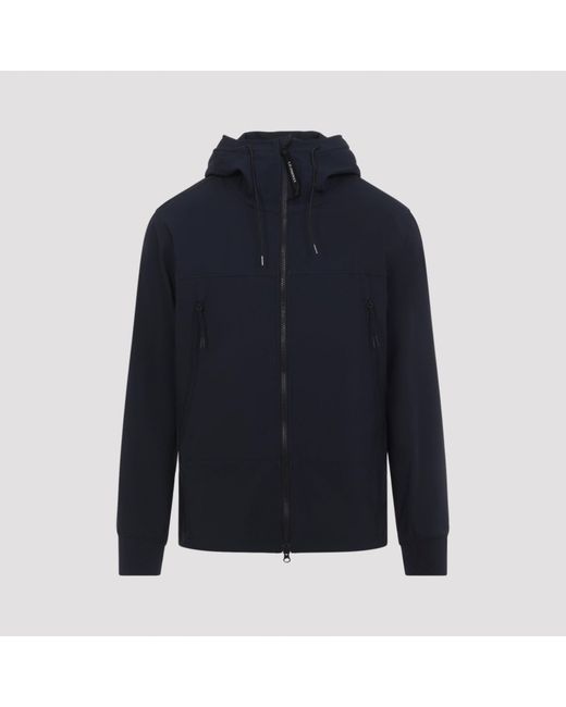 C P Company Blue Shell-R Goggle Jacket for men