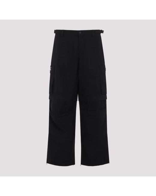 032c Black Intermission Cargo Pants for men