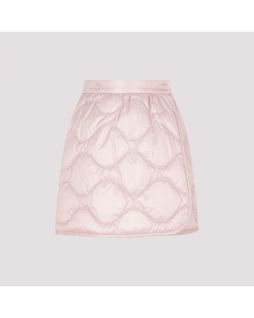 Moncler Pink Polyamide Skirt