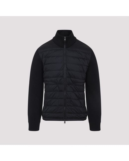 Moncler Black Wintercoat for men