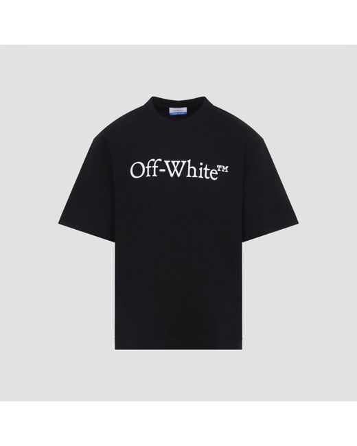 Off-White c/o Virgil Abloh Black Off Big Bookish Skate T-Shirt for men