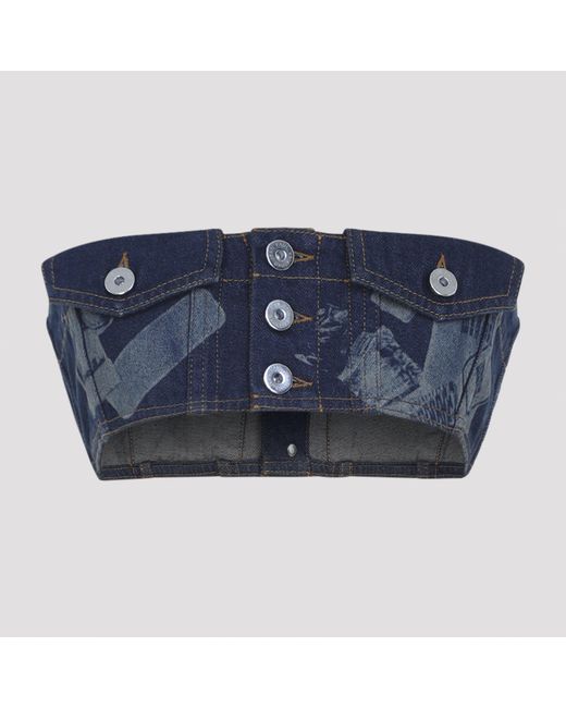 Jean Paul Gaultier Blue Top