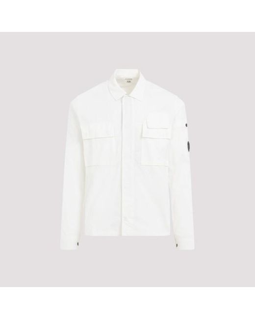 C P Company White Cp Copany Cotton Shirt X for men