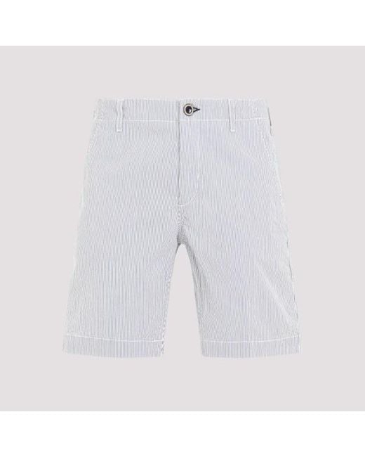 Vilebrequin White Chino Stripe Shorts for men