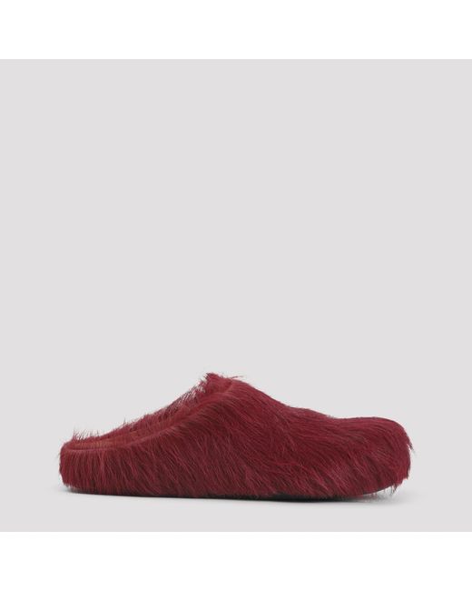 Marni Red Fussbett Sabot
