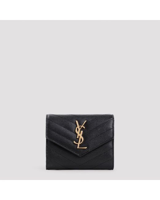Saint Laurent Black Mini Wallet