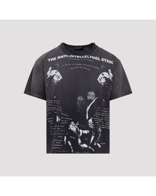 Enfants Riches Deprimes Black Anti-Intellectual Ethic T-Shirt for men