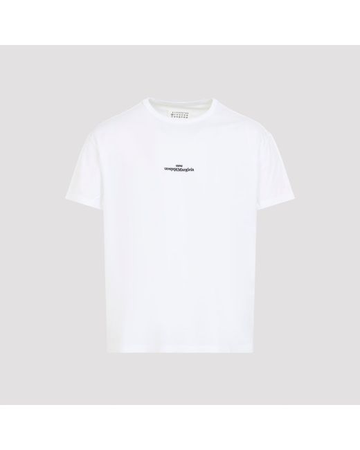Maison Margiela White Logo T-Shirt for men