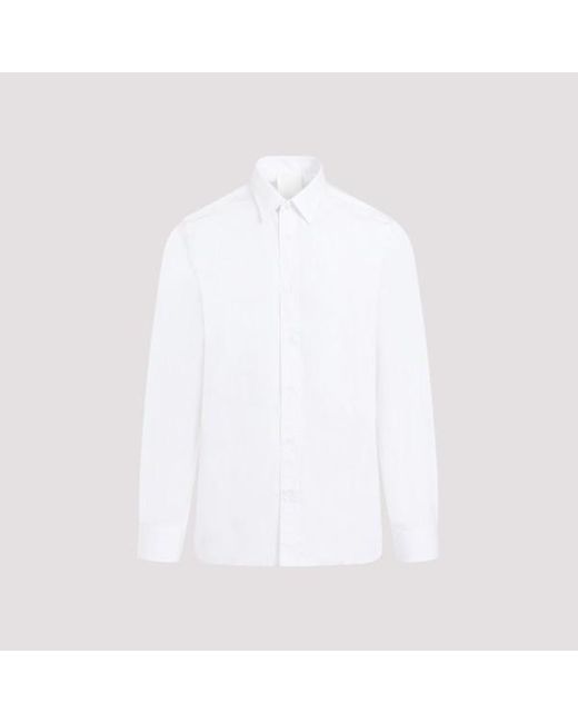 Givenchy White Long Sleeves Shirt for men