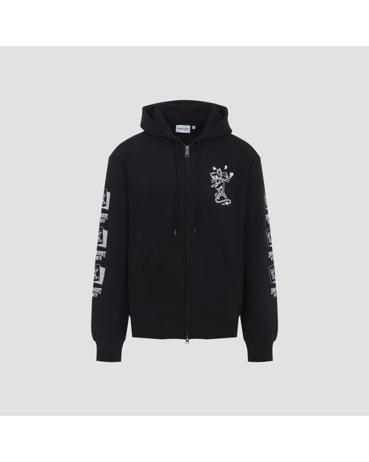 Carhartt Black Carhartt Hooded Playing Cards Jacket for men
