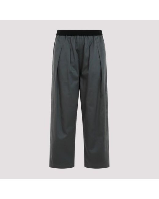 Maison Margiela Gray Cotton Pants for men