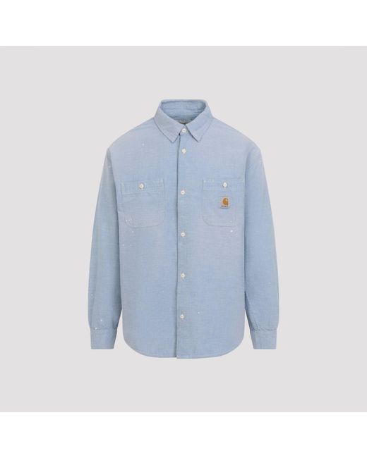 Carhartt Blue L/Painter Shirt for men
