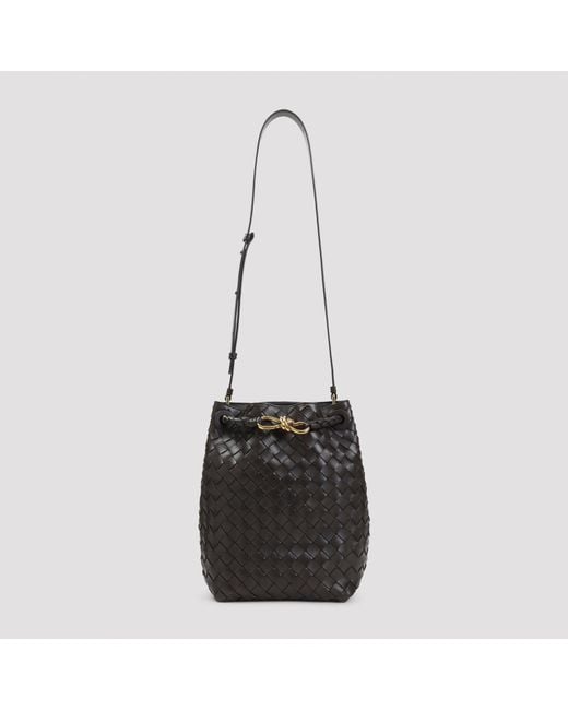 Bottega Veneta Black Andiamo Bucket Bag