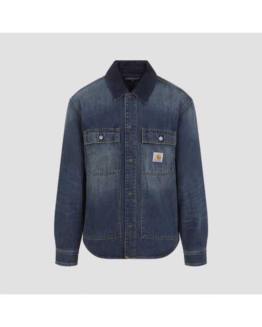 Carhartt Blue Oakland Shirt Jacket for men