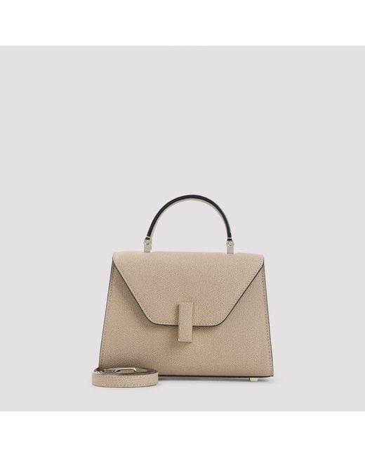 Valextra Natural Iside Crossbody Micro Bag