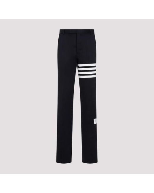 Thom Browne Black Them Browne -bar Unconstructed Trousers for men