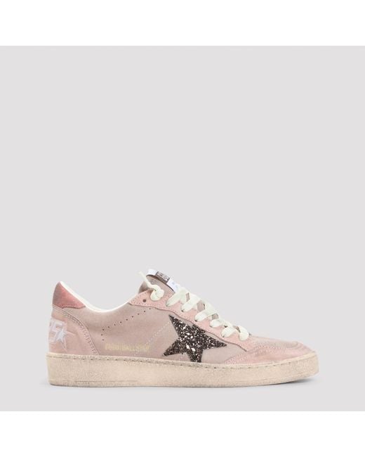 Golden Goose Deluxe Brand Pink Ballstar Sneakers