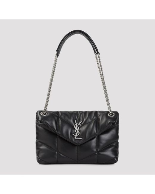 Saint Laurent Black Puffer Handbag